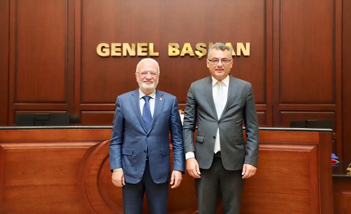 Erhürman  AK Parti Genel Başkan Vekili Elitaş ile görüştü