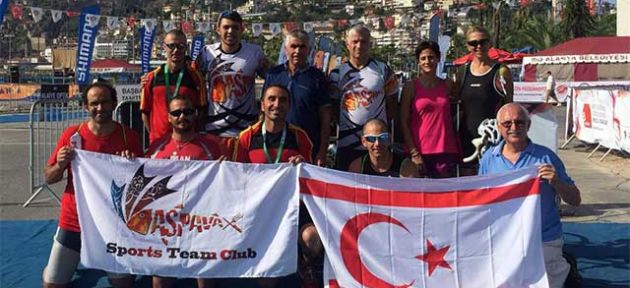 Alanya’da sporcularımız madalyaları topladı