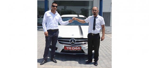 Erdoğan Sabriler Mercedes kazandı