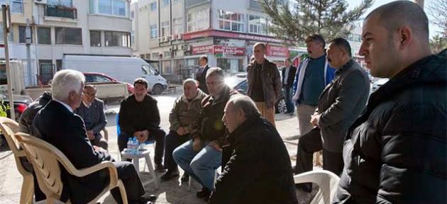 Eroğlu’ndan taksicilere sürpriz ziyaret