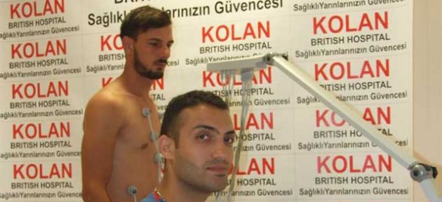 Futbolculara Kolan’da sağlık taraması