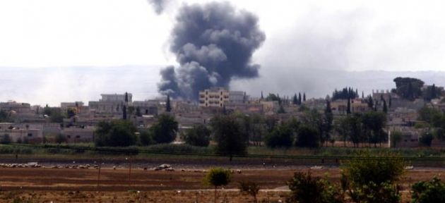 Kobani'deki IŞİD hedefleri bombalandı