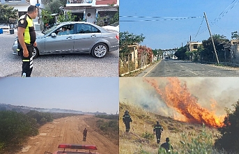 İki tarafın itfaiyesi seferber oldu