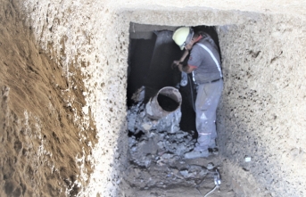 Barış Harekatı'nda halkın Suriçi'ne girişinin sağlandığı tünelde çalışma başlatıldı