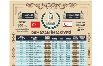 Ramazan 1 Mart Cumartesi günü başlayacak… KKTC Din İşleri Başkanlığı bu yıl fitre miktarını 300 TL olarak belirledi