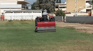 Cumhuriyet Stadı yeşerdi