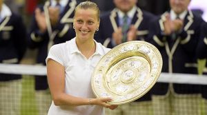 Wimbledon'da zafer Kvitova'nın