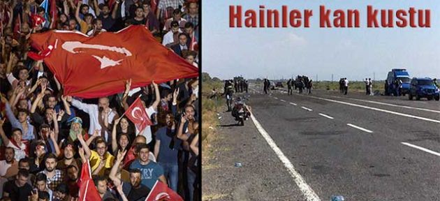 Türk halkı ayakta