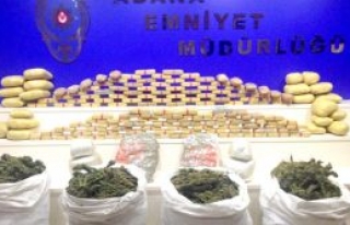 Adana'da 64 kilo eroin