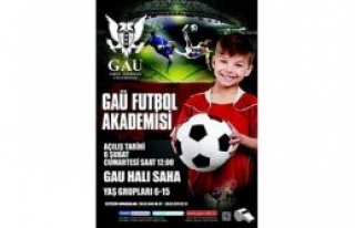 GAÜ Futbol Akademisi açılıyor