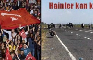 Türk halkı ayakta